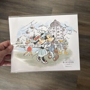 Disney Riviera Resort Lithograph DVC Vacation Club